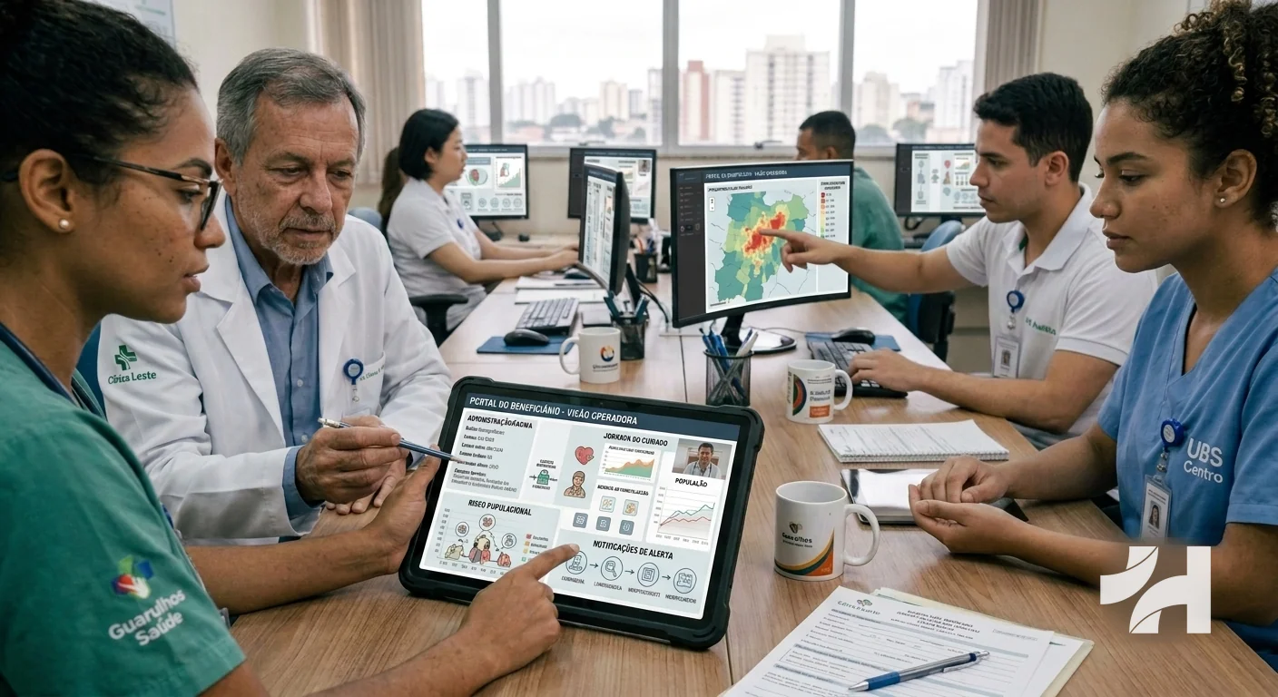 Equipe de cuidado em saúde digital